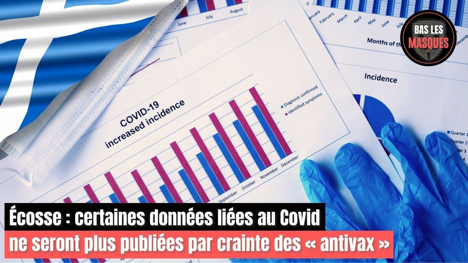 Écosse : certaines données liées au Covid ne seront plus publiées par crainte des « antivax »