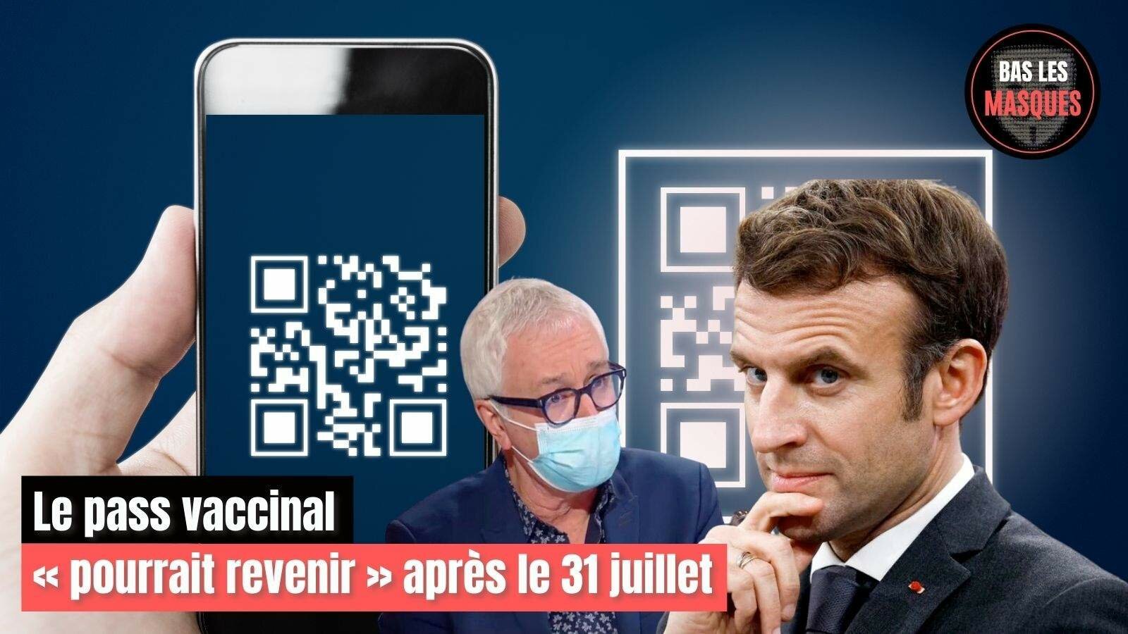 Le pass vaccinal « pourrait revenir » après le 31 juillet