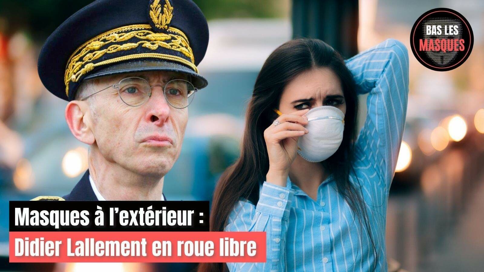 Masques à l’extérieur : Didier Lallement en roue libre