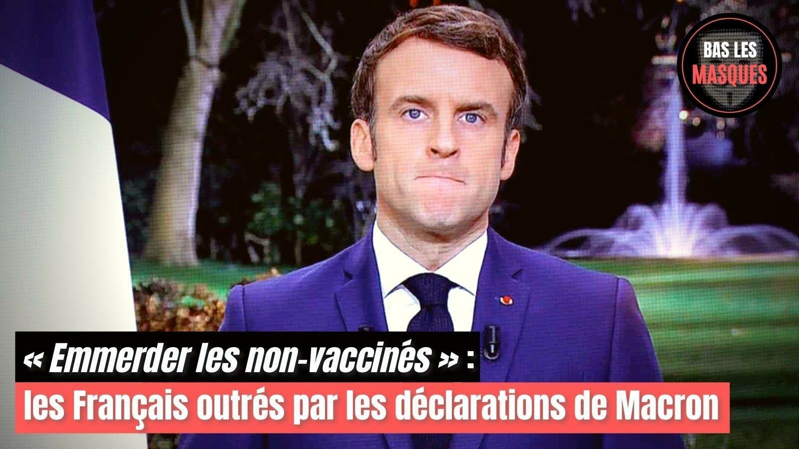 « Emmerder les non-vaccinés » : les Français outrés par les déclarations de Macron