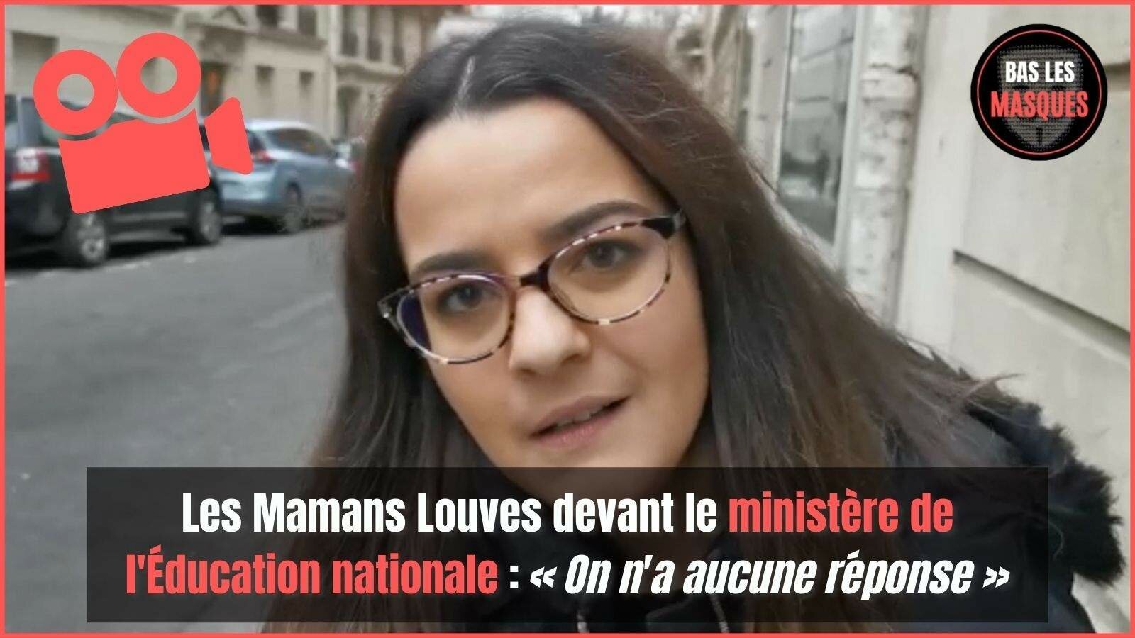 Les Mamans Louves devant le ministère de l'Éducation nationale : « on n'a aucune réponse » Les Mamans Louves devant le ministère de l'Éducation nationale : « on n'a aucune réponse »