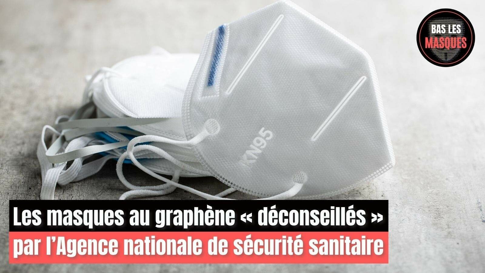 Les masques au graphène « déconseillés » par l’Agence nationale de sécurité sanitaire