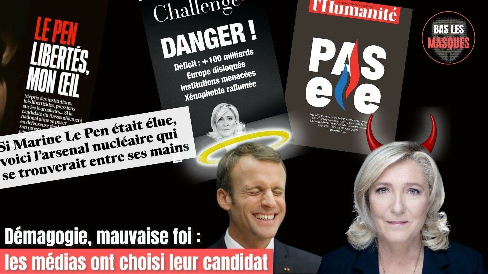 Démagogie, mauvaise foi : les médias ont choisi leur candidat Démagogie, mauvaise foi : les médias ont choisi leur candidat
