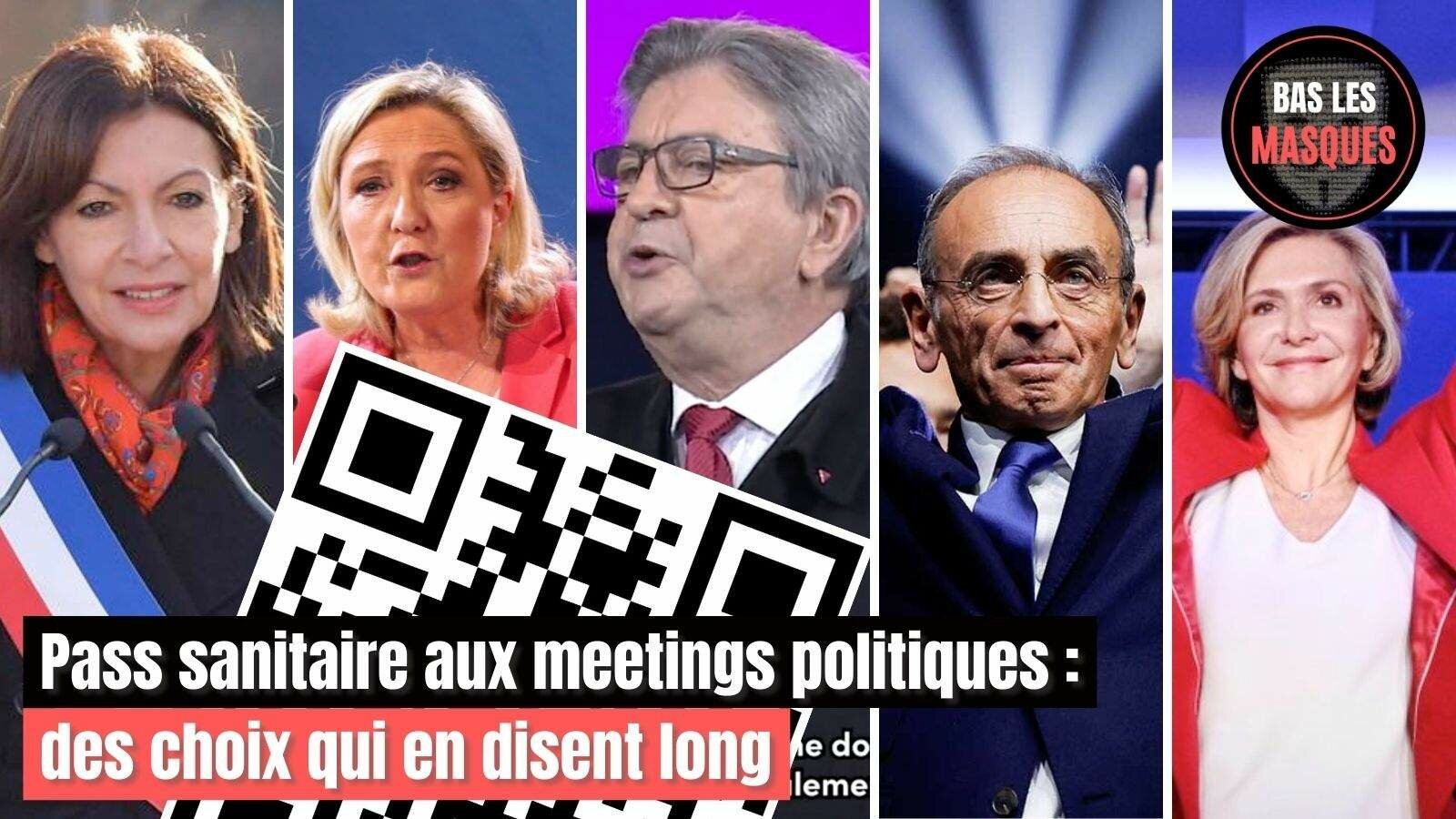 Pass sanitaire aux meetings politiques : des choix qui en disent long Pass sanitaire aux meetings politiques : des choix qui en disent long