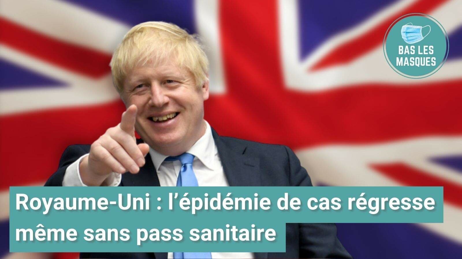 Royaume-Uni : l’épidémie de cas régresse, même sans pass sanitaire