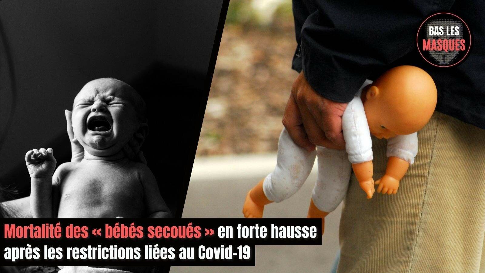 Mortalité des « bébés secoués » en forte hausse après les restrictions liées au Covid-19 Mortalité des « bébés secoués » en forte hausse après les restrictions liées au Covid-19