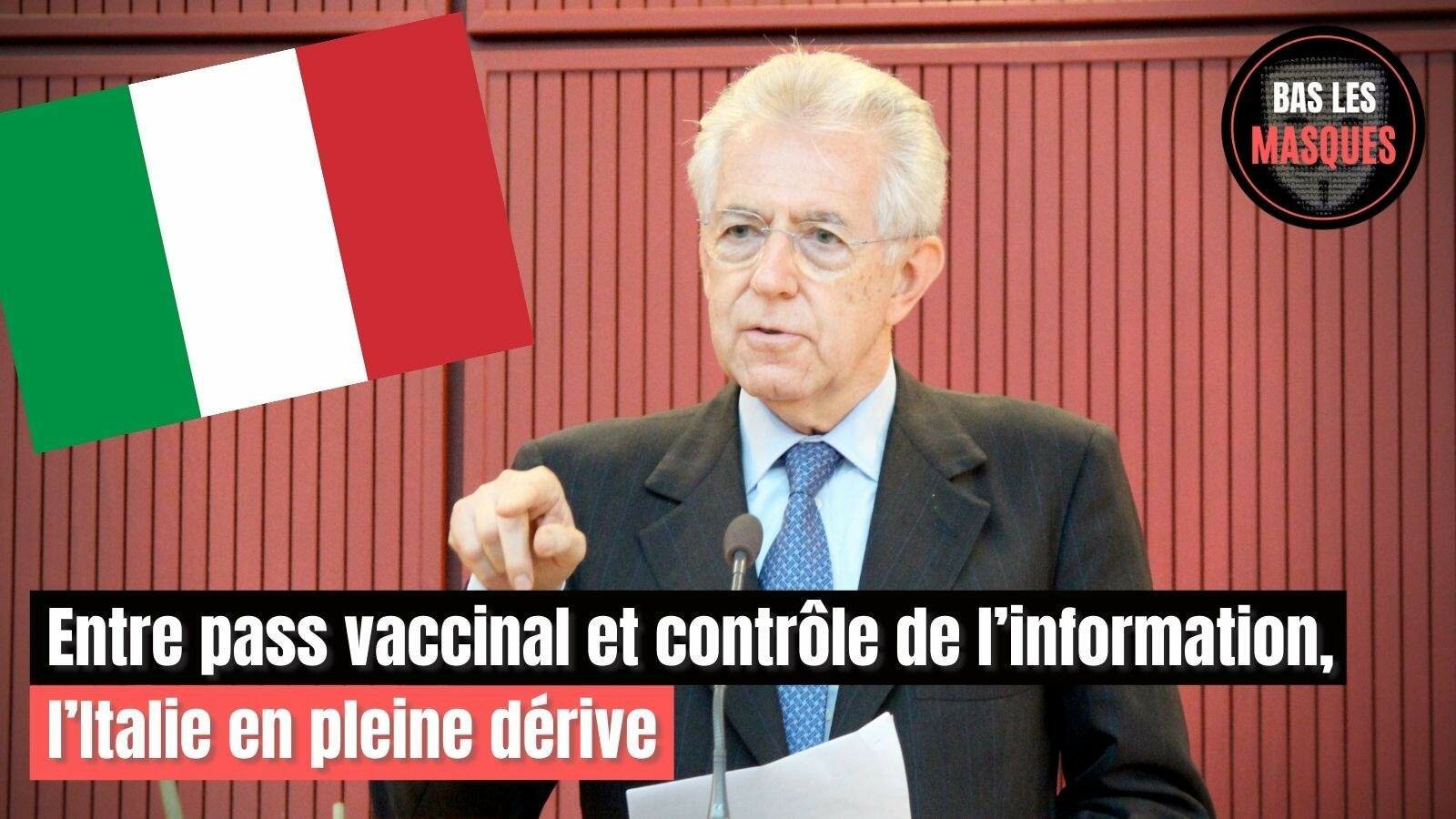 Entre pass vaccinal et contrôle de l’information, l’Italie en pleine dérive