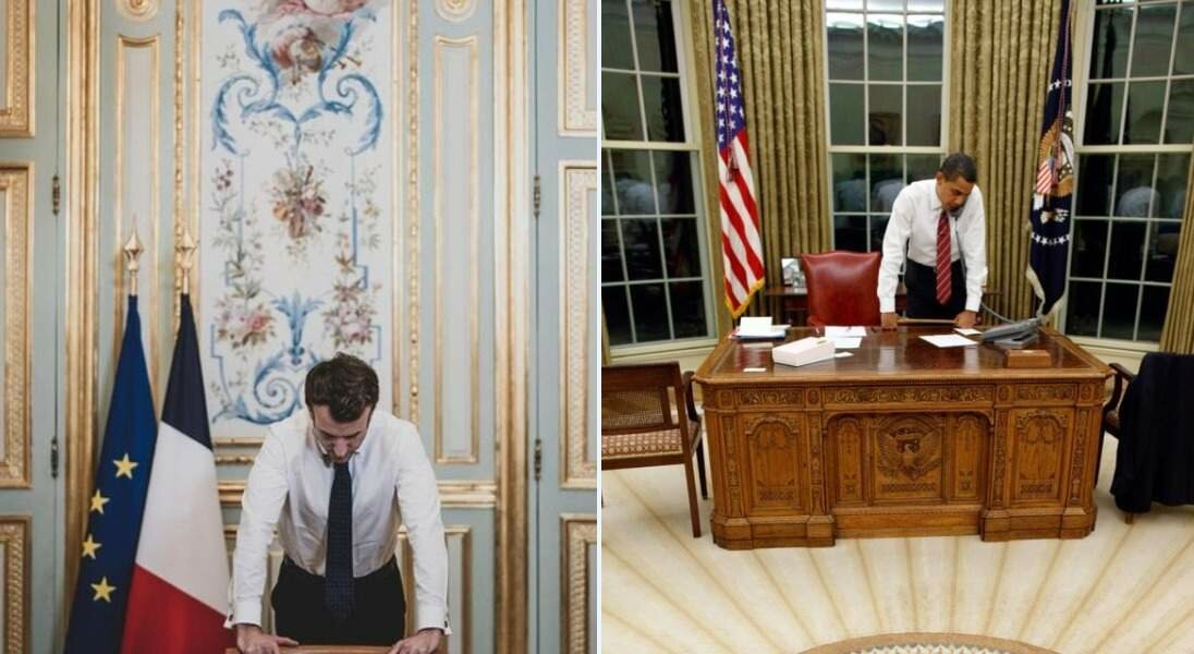 Emmanuel Macron / Barack Obama