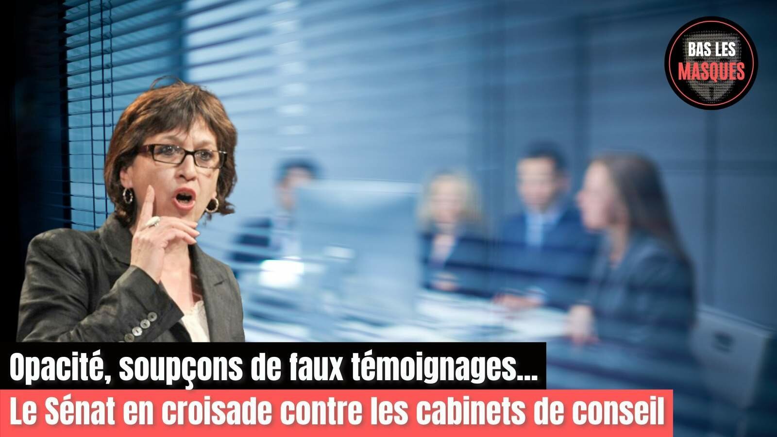 Opacité, soupçons de faux témoignages… le Sénat en croisade contre les cabinets de conseil Opacité, soupçons de faux témoignages… le Sénat en croisade contre les cabinets de conseil