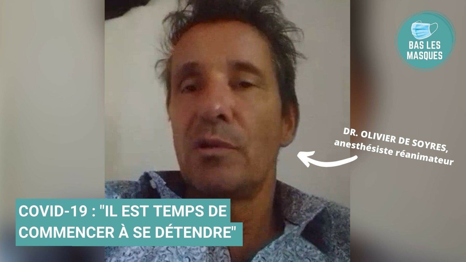 Covid-19 : "Il est temps de commencer à se détendre" Covid-19 : "Il est temps de commencer à se détendre"
