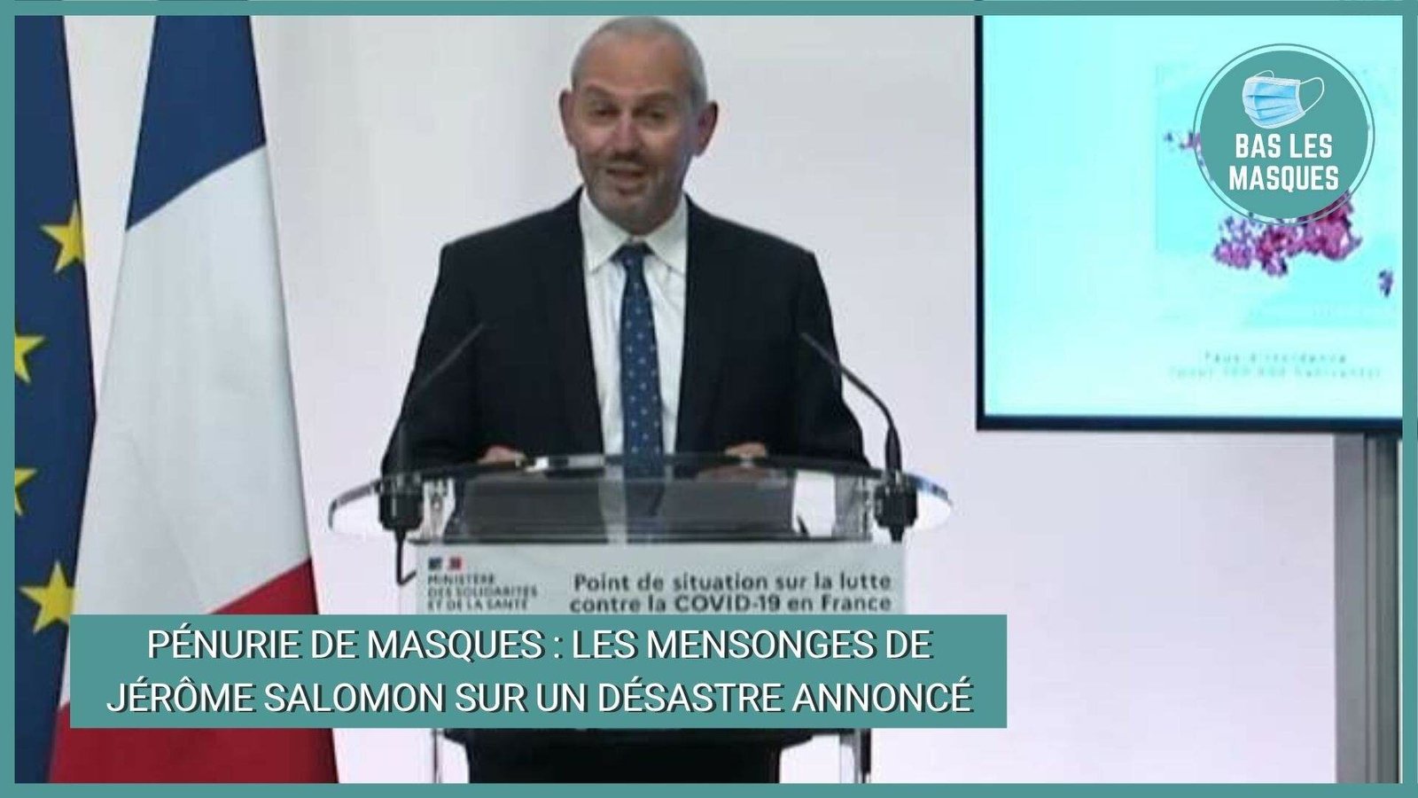 Pénurie de masques : les mensonges de Jérôme Salomon sur un désastre annoncé Pénurie de masques : les mensonges de Jérôme Salomon sur un désastre annoncé