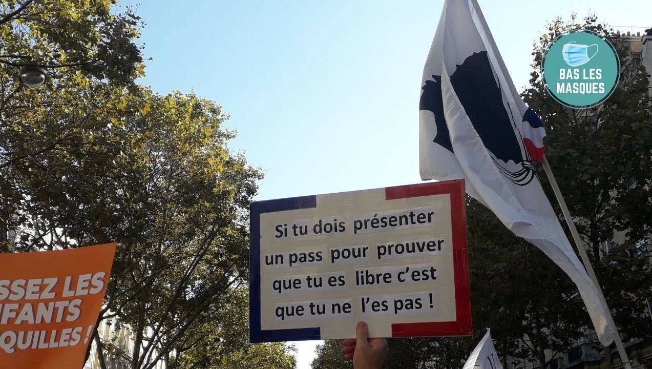 Après trois mois de contestation, les opposants au pass sanitaire ne désarment pas Après trois mois de contestation, les opposants au pass sanitaire ne désarment pas