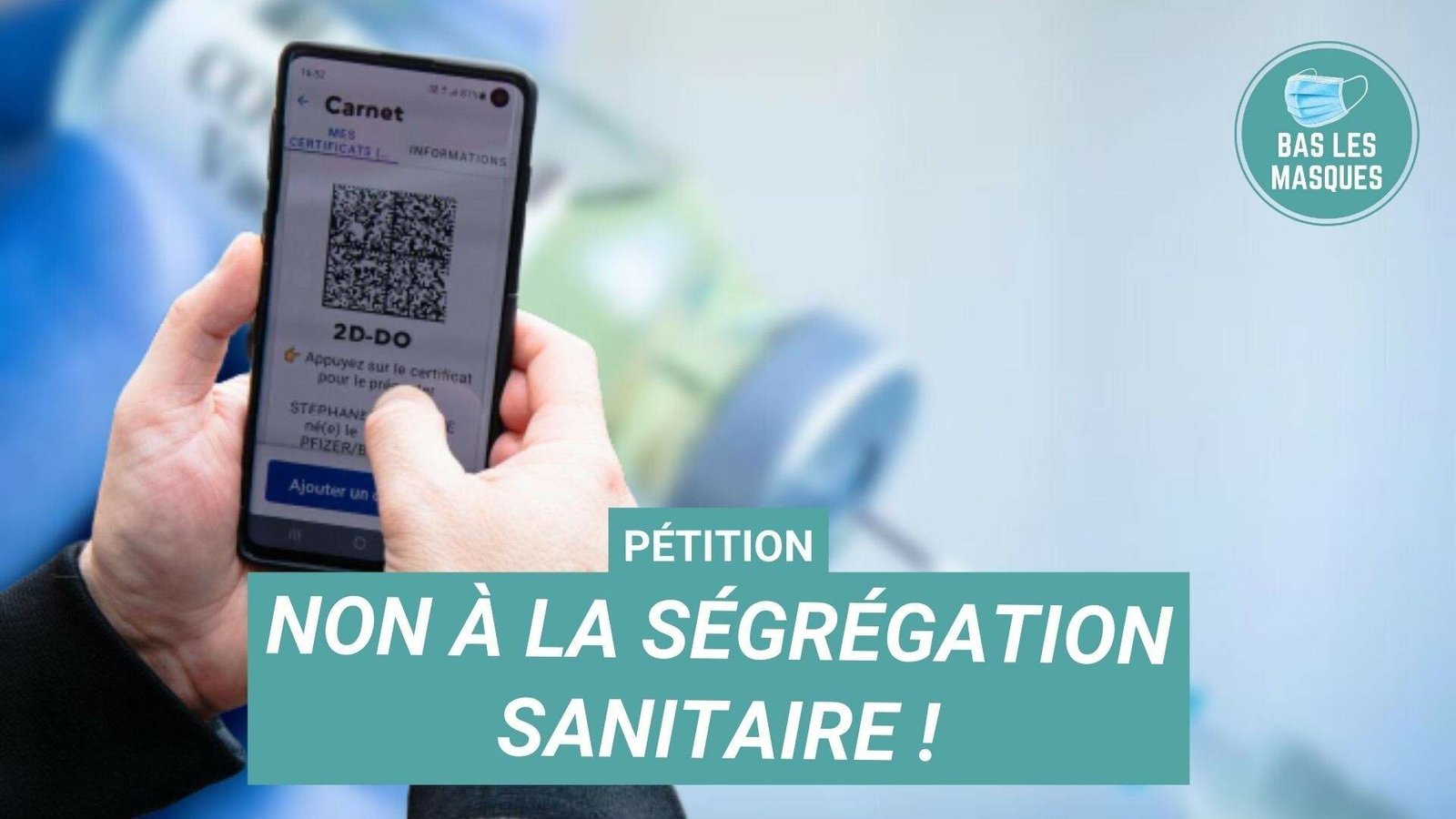 [PÉTITION] Non à la ségrégation sanitaire !