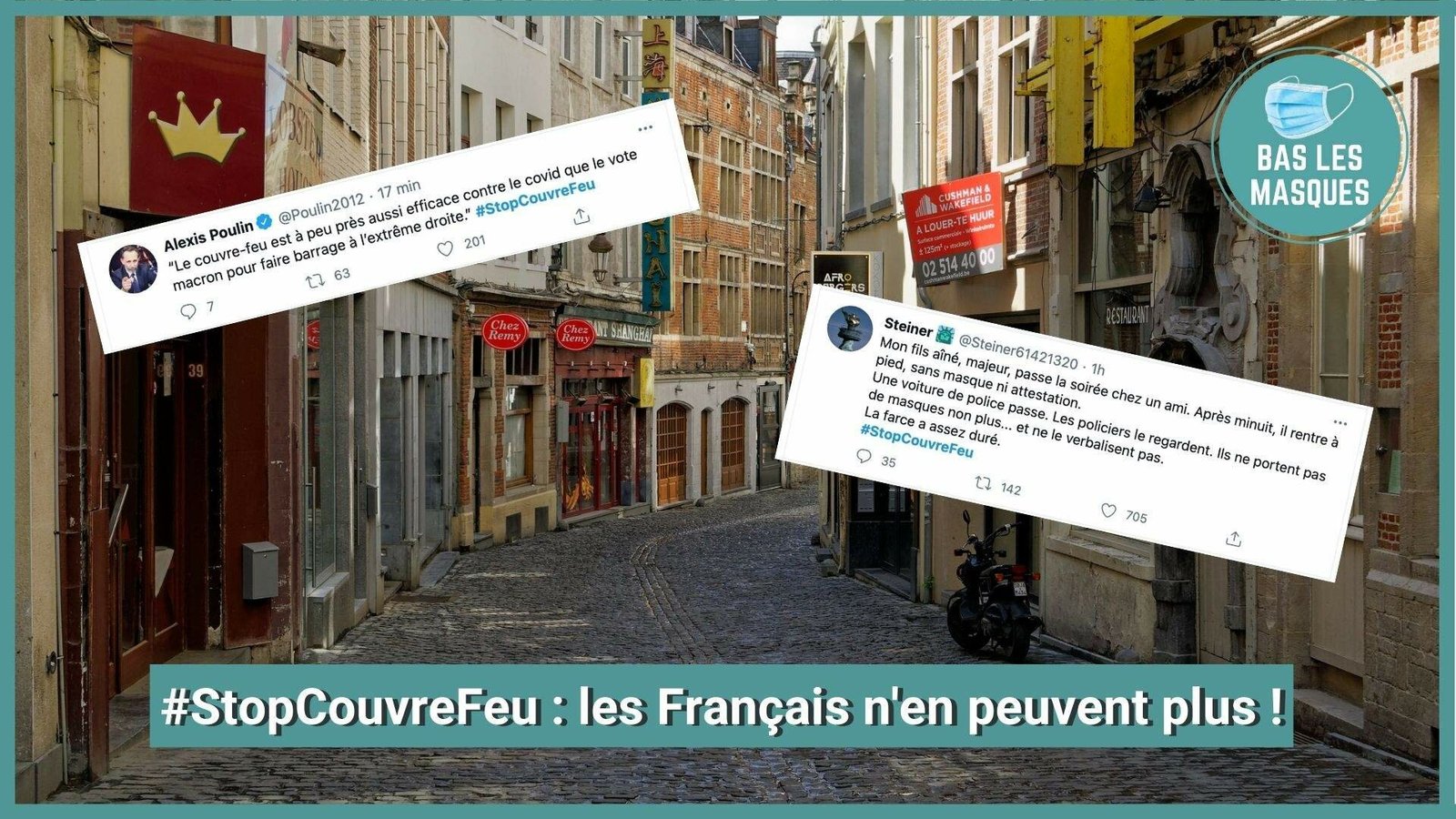 #StopCouvreFeu : les Français n'en peuvent plus ! #StopCouvreFeu : les Français n'en peuvent plus !